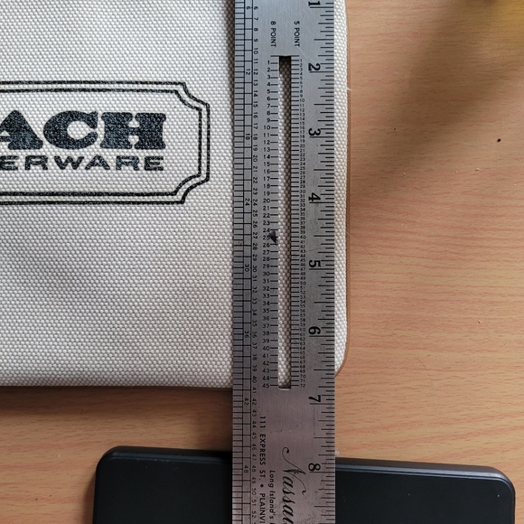 Coach Canvas Clutch - Picture 5 of 6